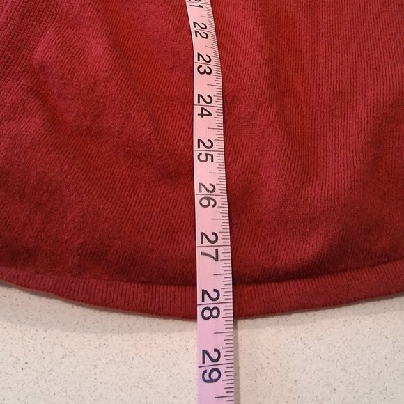 J.Jill Dark Red Floral Cashmere Blend Cardigan Women's Size M - Picture 15 of 15